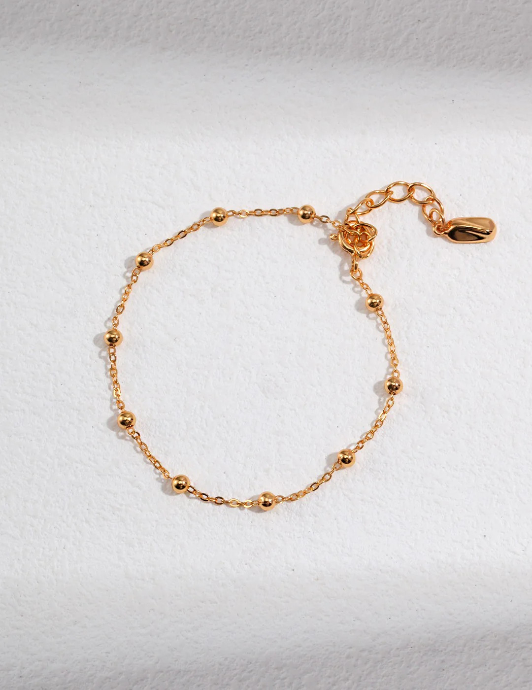 Gold Bead Chain Bracelet - 18k Gold Jewelry by Apelila | Apelila Jewelry