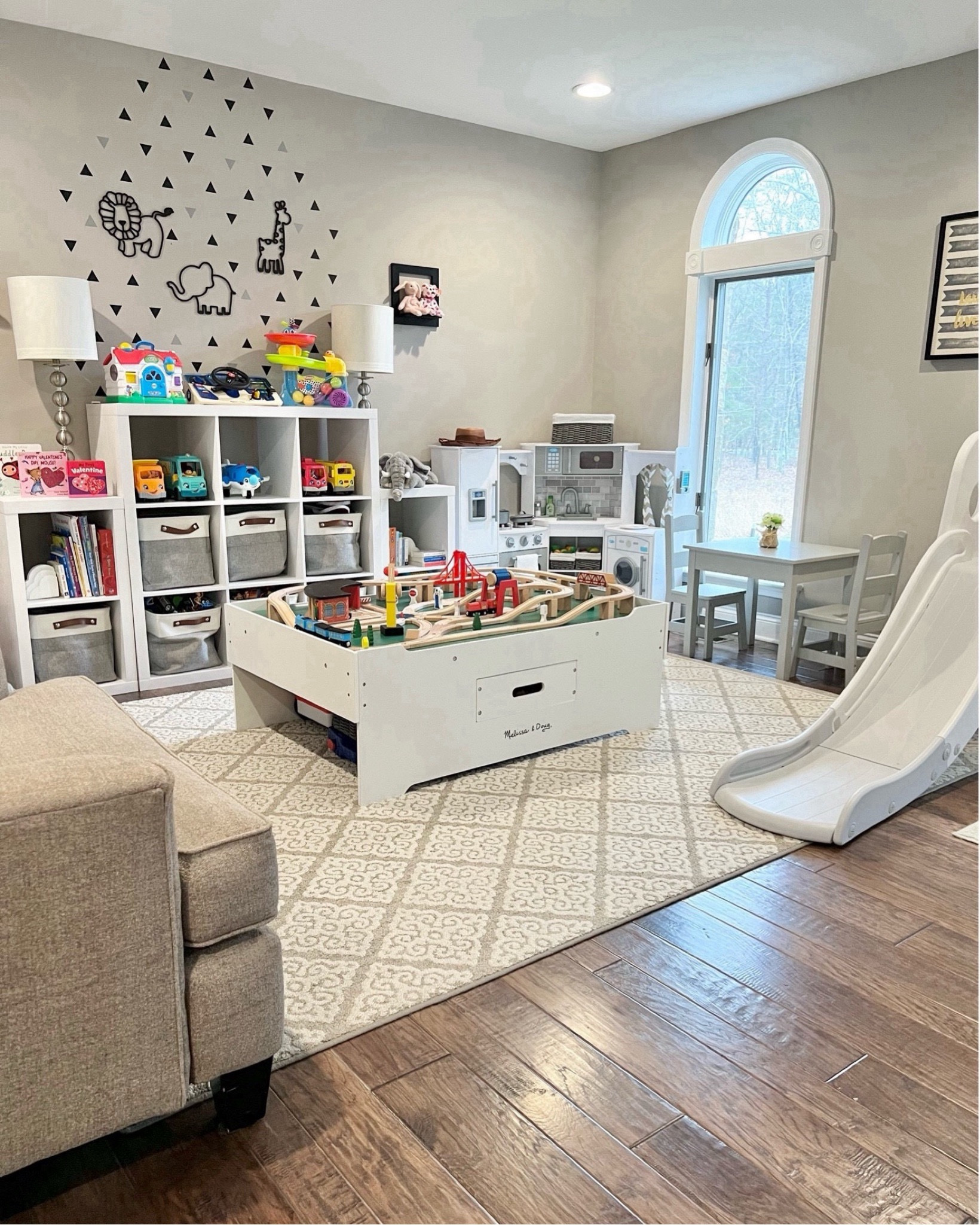 Neutral kids playroom! 

Baby finds: gray & white playroom! Playroom ideas, aesthetic baby stuff, aesthetic playroom, neutral playroom ideas, white playroom, neutral baby furniture, gender neutral baby ideas, clean playroom, playroom storage, kids play kitchen, indoor slide, freestanding slide, white slide, white swing, indoor play set for baby, toddler play set, baby slide, cube storage ideas, cube storage bins, cloud bookends, playroom design, interior design playroom, playroom decor, neutral playroom



#LTKKids #LTKHome #LTKFamily