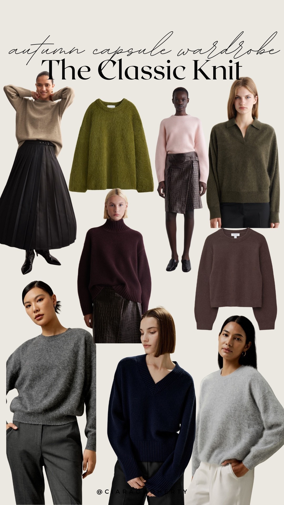 Autumnal Capsule Wardrobe: The Classic Knit
Cashmere knit, collard knit, mohair knit 

#LTKautumn #LTKeurope #LTKireland