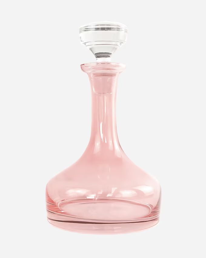 Estelle Colored Glass vogue decanter | J.Crew US