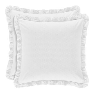 Five Queens Court Evelina Sateen Cotton Euro Pillow Sham | Bed Bath & Beyond