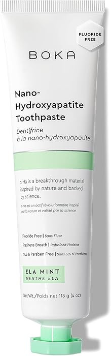 Boka Fluoride Free Toothpaste, Nano Hydroxyapatite Toothpaste, Appropriate for Sensitive Teeth - ... | Amazon (US)