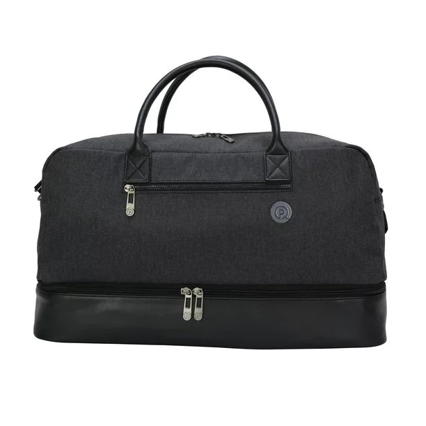 Protege 21 In Drop-Bottom Weekender Travel Duffel Bag, Charcoal - Walmart.com | Walmart (US)