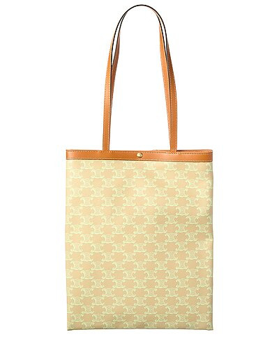 Triomphe Medium Canvas & Leather Tote | Rue La La