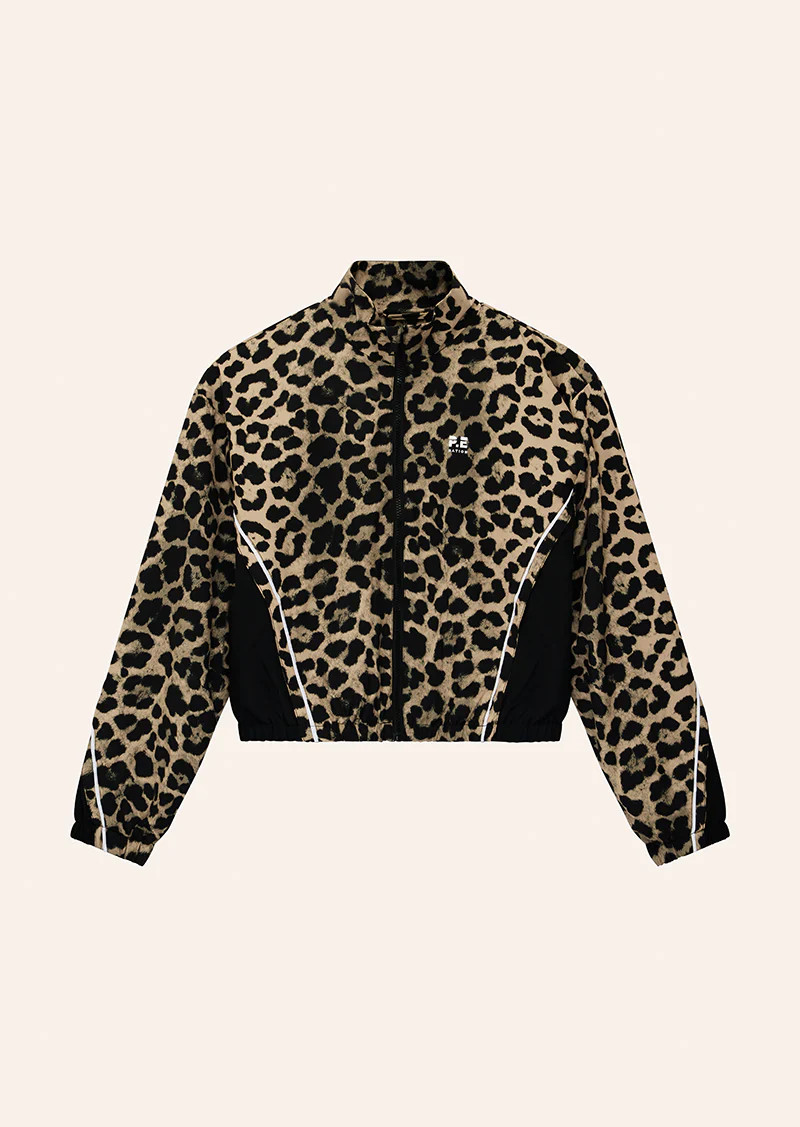 LINEAR JACKET IN LEOPARD & BLACK | P.E Nation AU