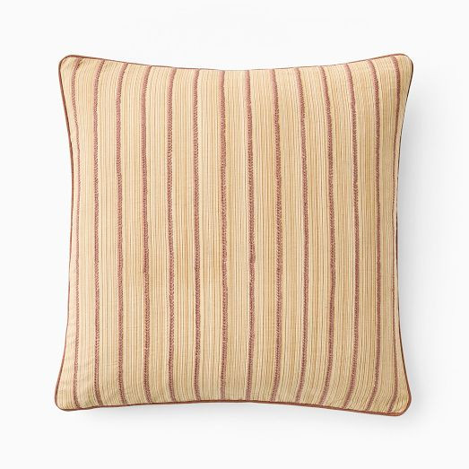 Pierce & Ward Filigree Stripe Pillow Cover | West Elm (US)