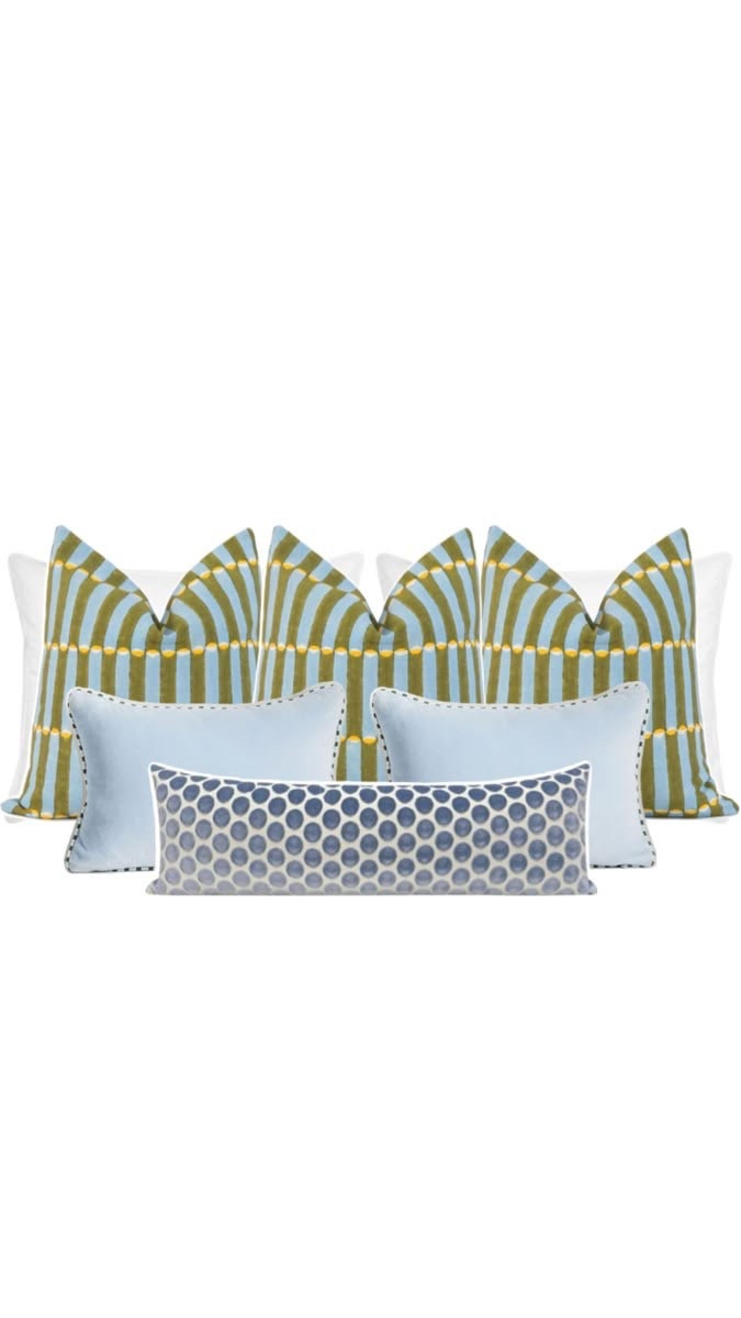 Blue and green pillow combination #homedesign #interiordesign #home #interior #homeinspo #interiorinspo

#LTKHome #LTKU