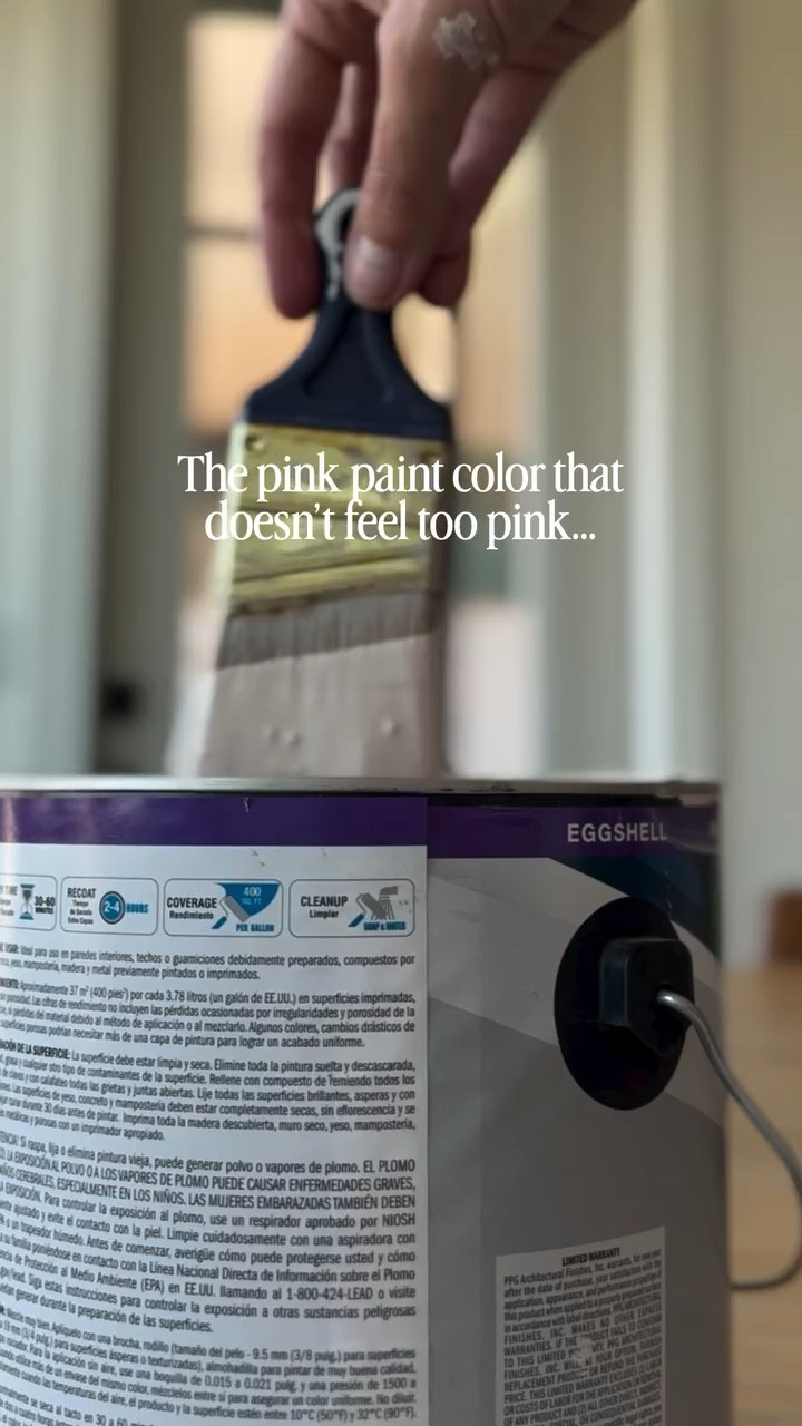 If you’ve been searching for the perfect pink paint… this is it 🤍

This color is Malted Milk by Sherwin Williams and it’s not your typical pink.

It’s a warm, creamy, muted pink-beige that almost reads like a neutral… which is why it works SO well in real homes.

✔️ not too pink
✔️ not too beige
✔️ not too light or dark

Just soft, subtle, and cozy without feeling childish or overwhelming.

I specifically wanted a tan-leaning pink for my daughter’s room so it would grow with her—and this one checks every box.

I get asked about this color all the time… and every time I share it, people are shocked it’s even considered “pink” 👀

Save this if you’ve been stuck between beige and pink

Would you try a color like this in your home?

#pinkpaint #pinkpaintcolor #neutralpink #mutedpink #sherwinwilliamscolors paintcolors girlsroominspo cozyhome homedecorideas budgetdecor