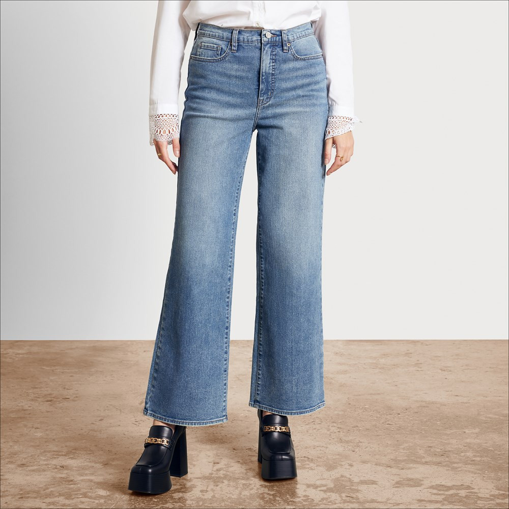 Codie High Rise Wide Leg Denim | Sam Edelman