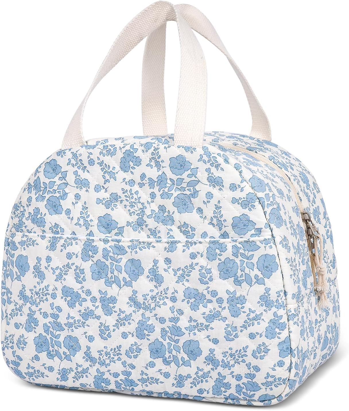 Lunch Box for Women,Cute Quilted Lunch Tote Bag,Reusable Insulated Lunch Box,Large Capacity Coole... | Amazon (US)