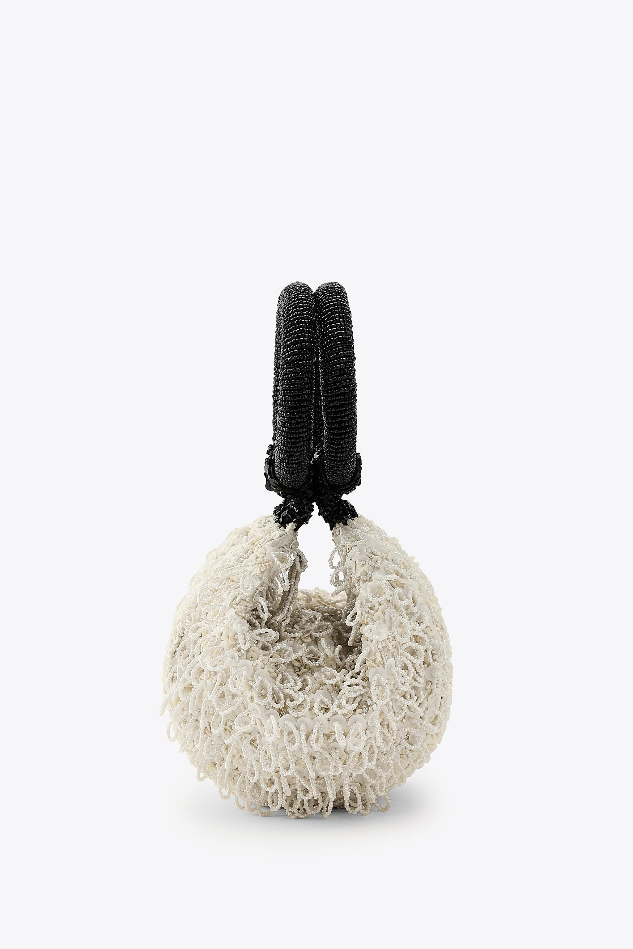 BEADED BUCKET BAG | Zara UK