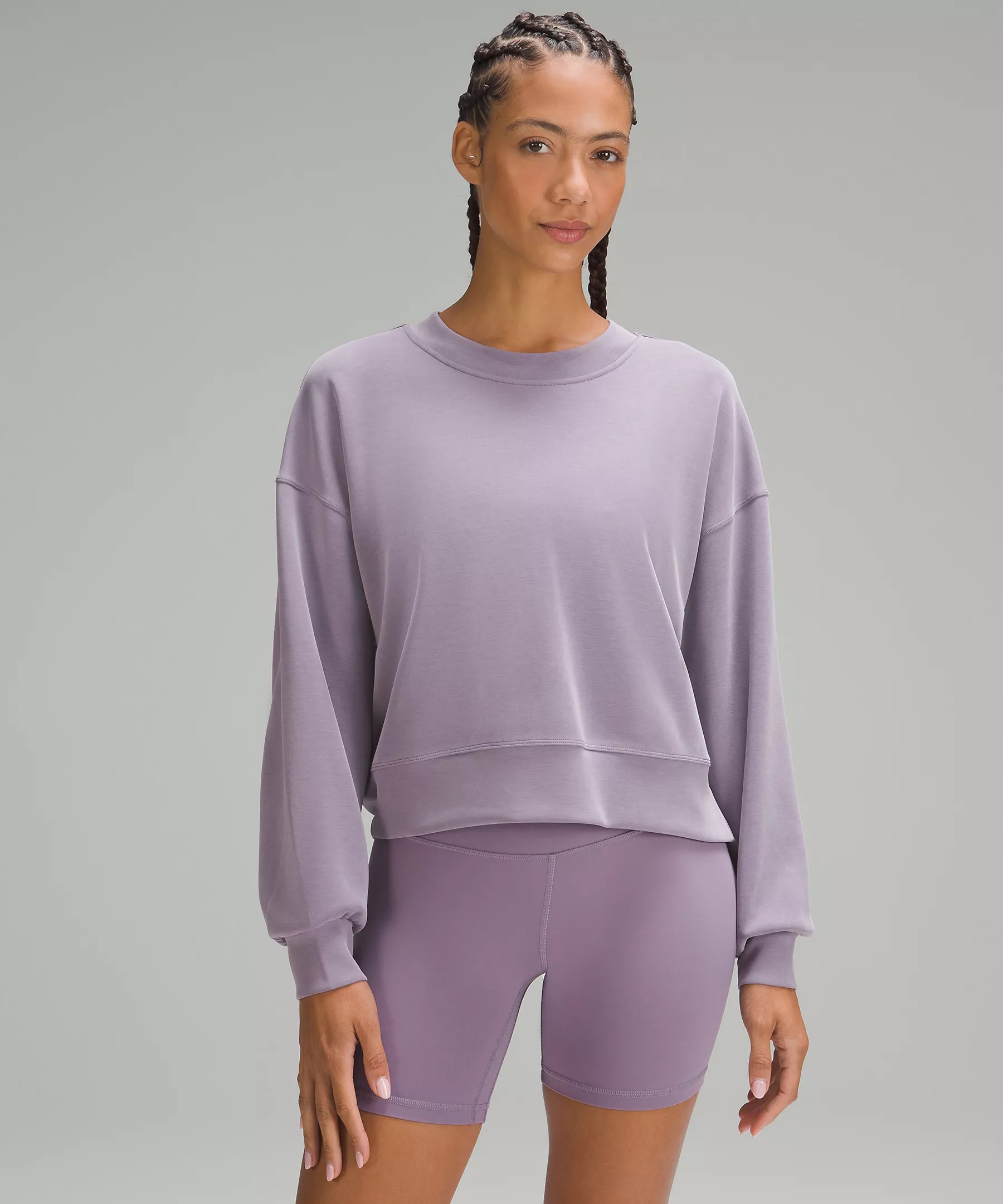 Softstreme Perfectly Oversized Cropped Crew | Women's Hoodies & Sweatshirts | lululemon | Lululemon (US)