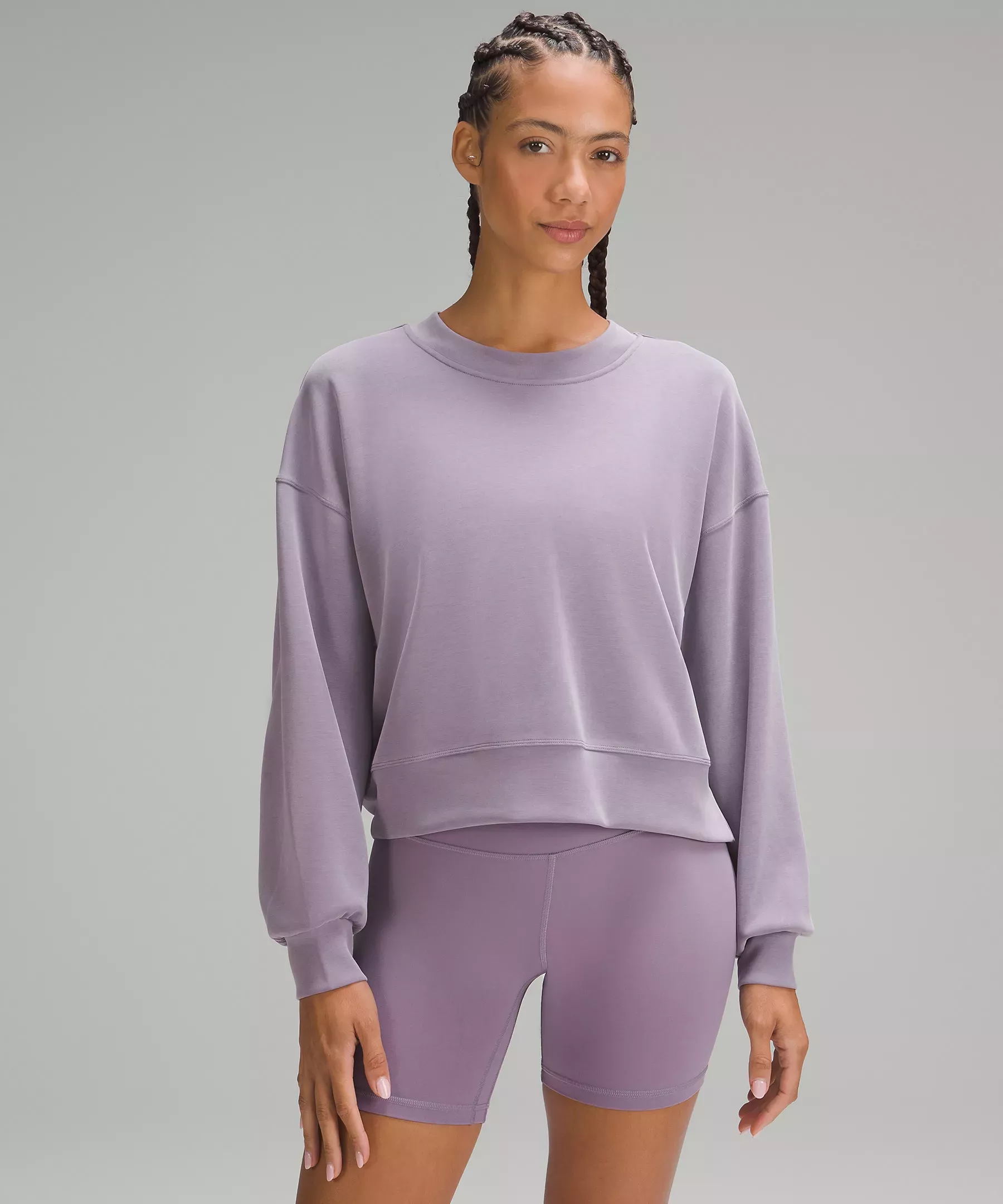 Softstreme Perfectly Oversized Crewneck Pullover, Women's Hoodies &  Sweatshirts