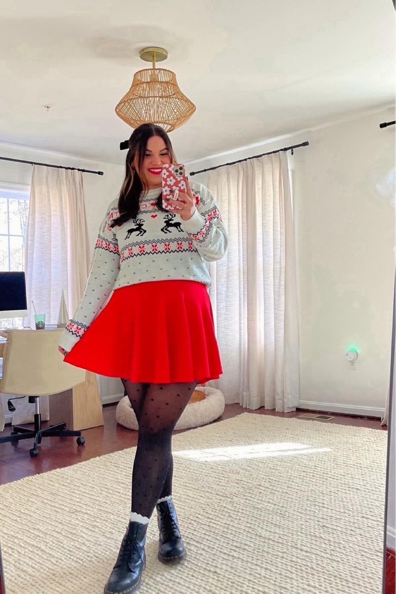 Midsize holiday outfit! 
Bralette - size M/L 
Sweater / Skort - size XL 
Boots - size 9 (run big, size down) *similar bow




#LTKHoliday #LTKootd #LTKMidsize