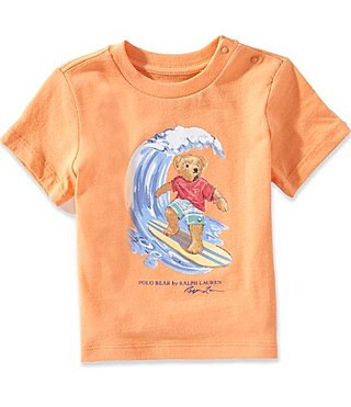 Ralph Lauren Baby Boys Short-Sleeve Polo Bear Jersey T-Shirt - 24 Months | Dillard's