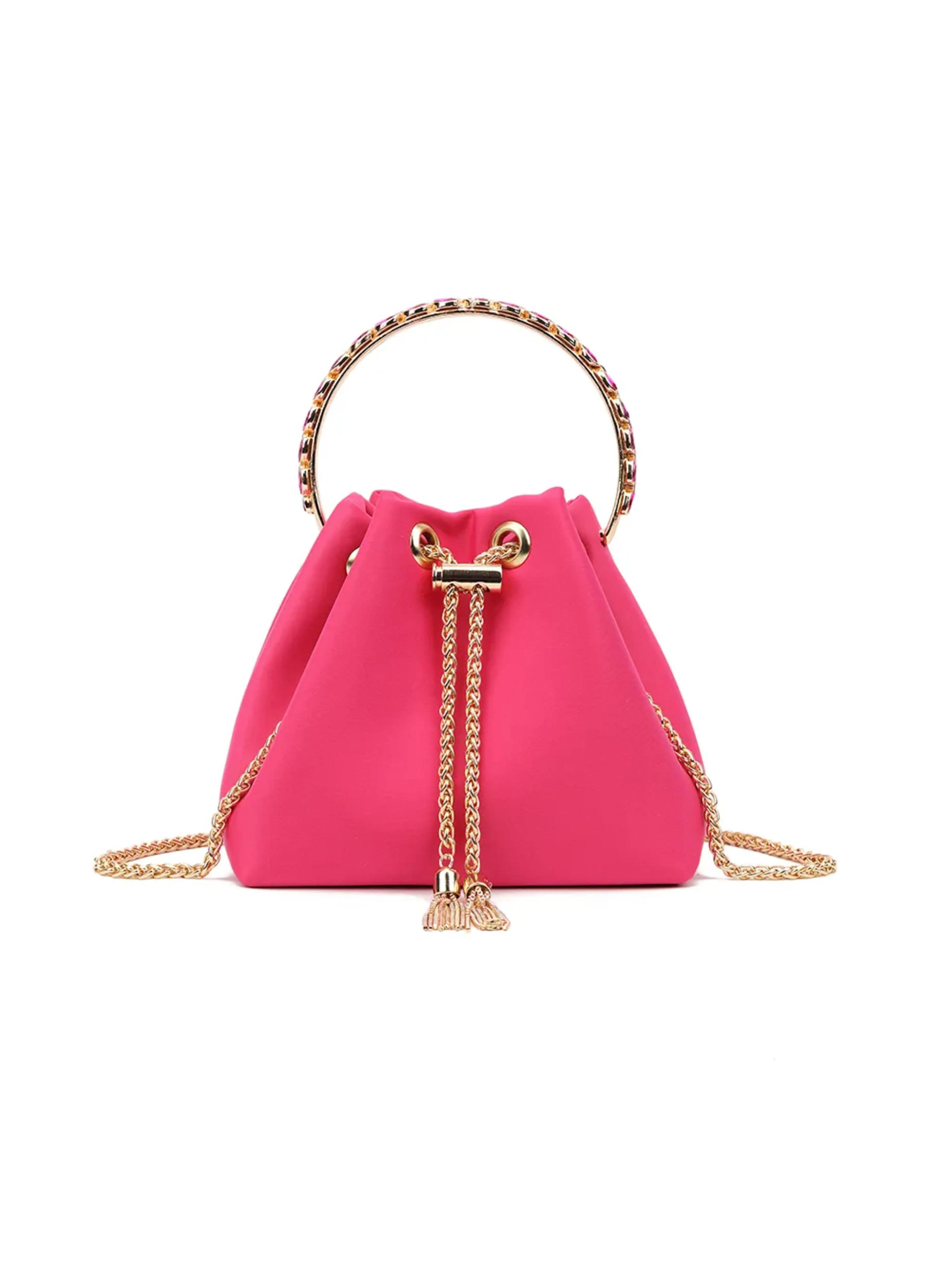 Jewelled Mini Bucket Bag | Debenhams UK