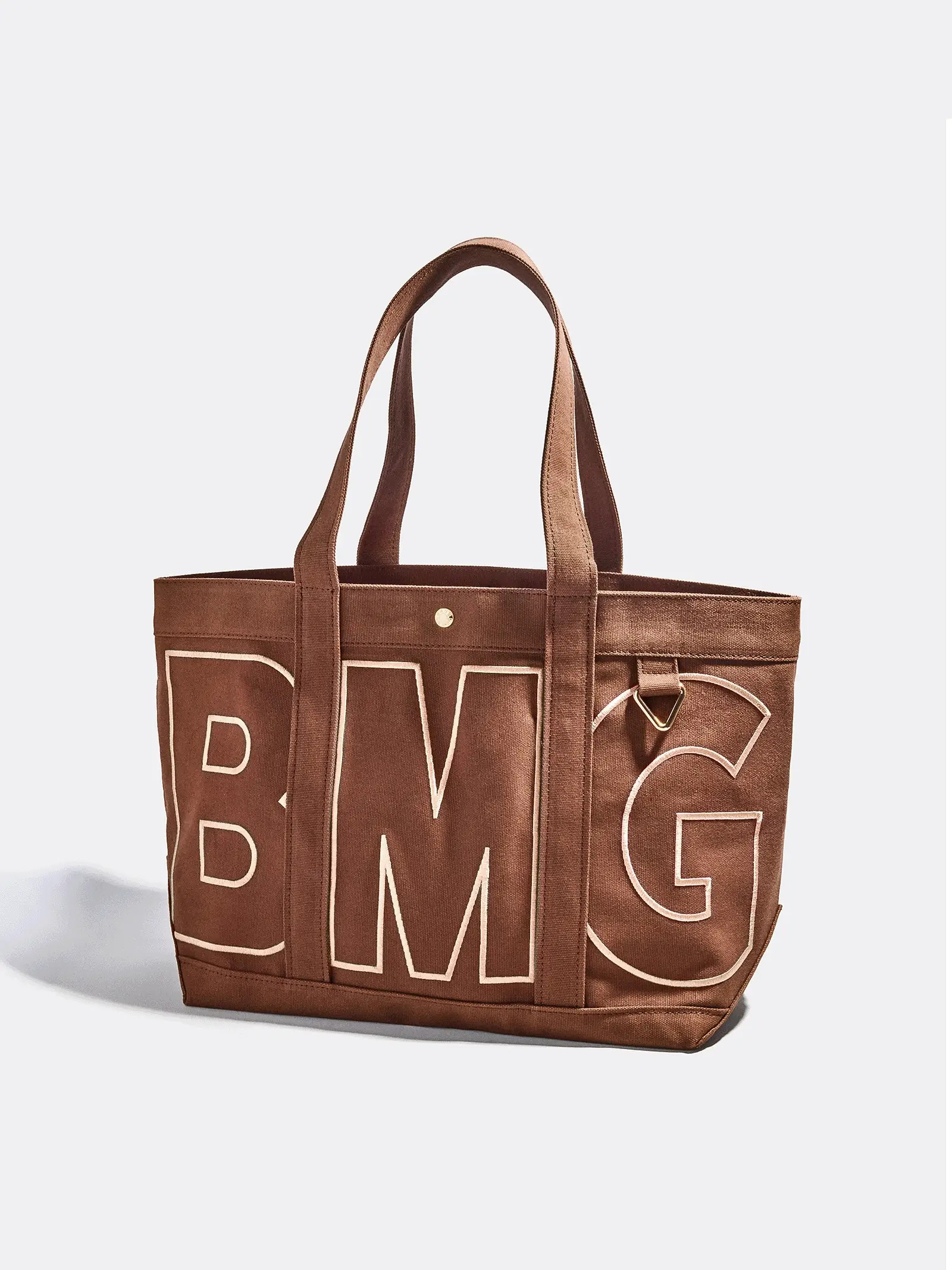 Custom Alpha Tote - Chocolate Brown | BaubleBar