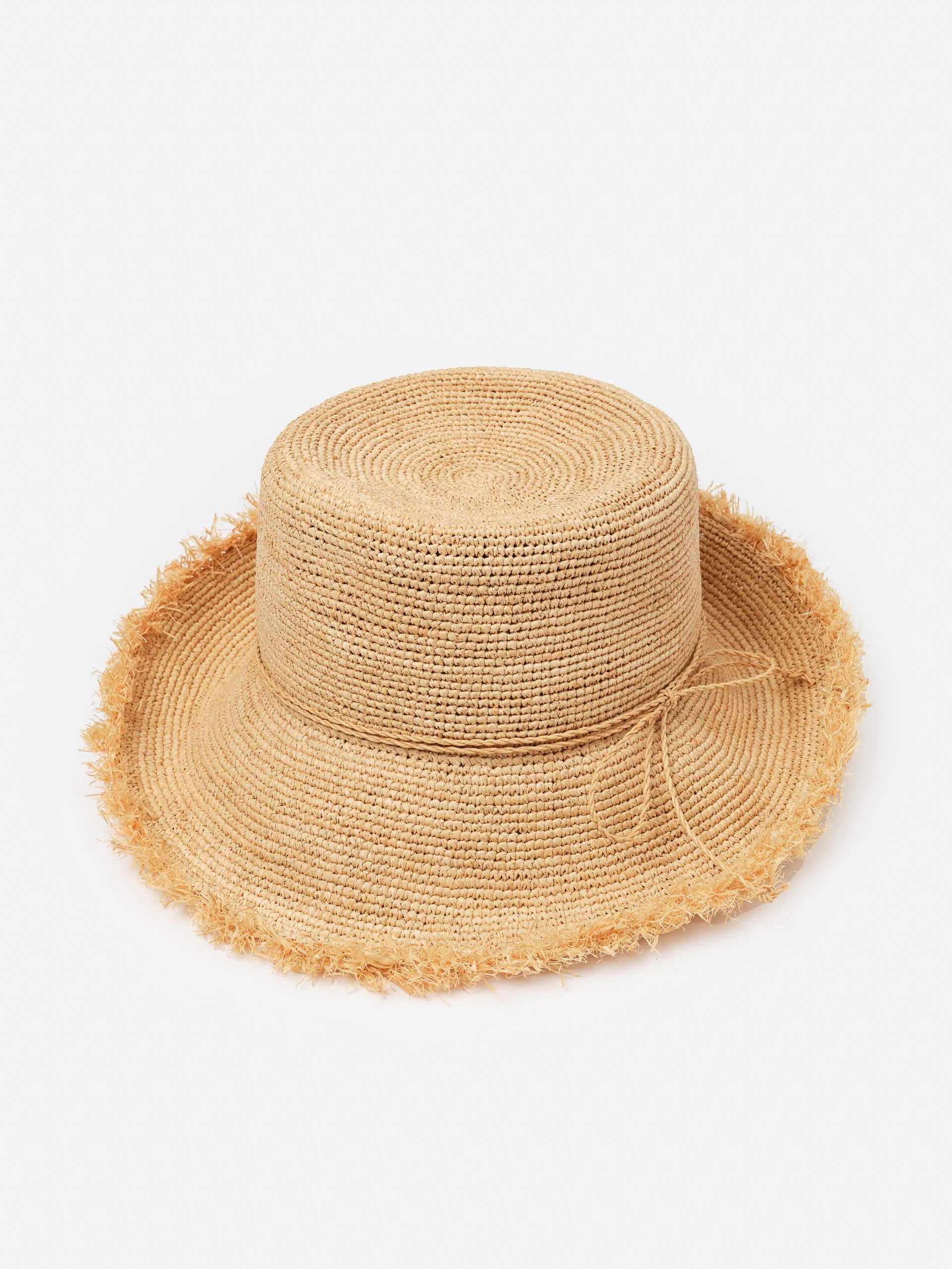 Natural Solid Anna Straw Hat | Women's Hats | J.McLaughlin | J.McLaughlin