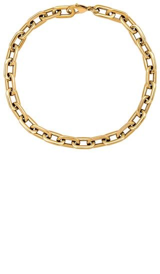 Gage Oversized Link Necklace in Gold | Revolve Clothing (Global)