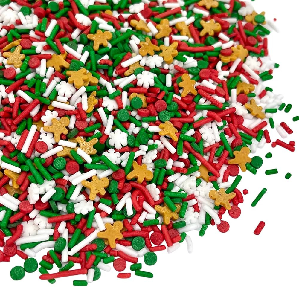 Christmas sprinkles | Sprinkles | Christmas jimmies | Cookie sprinkles | Amazon (US)