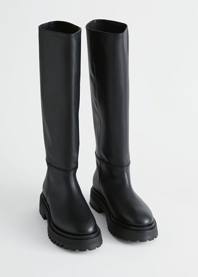 Chunky Tall Leather Boots | & Other Stories (EU + UK)