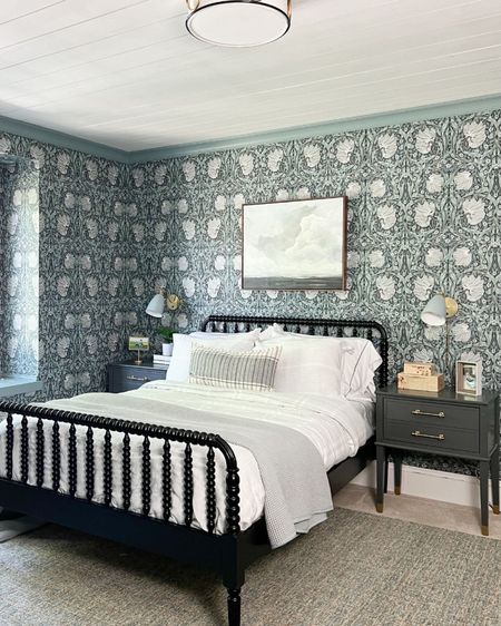 Girls bedroom, wallpaper, bedroom sconces, amazon nightstands, ceiling fixture, shop lamp, cloud art, bedding, throw pillows

#LTKstyletip #LTKhome #LTKsalealert