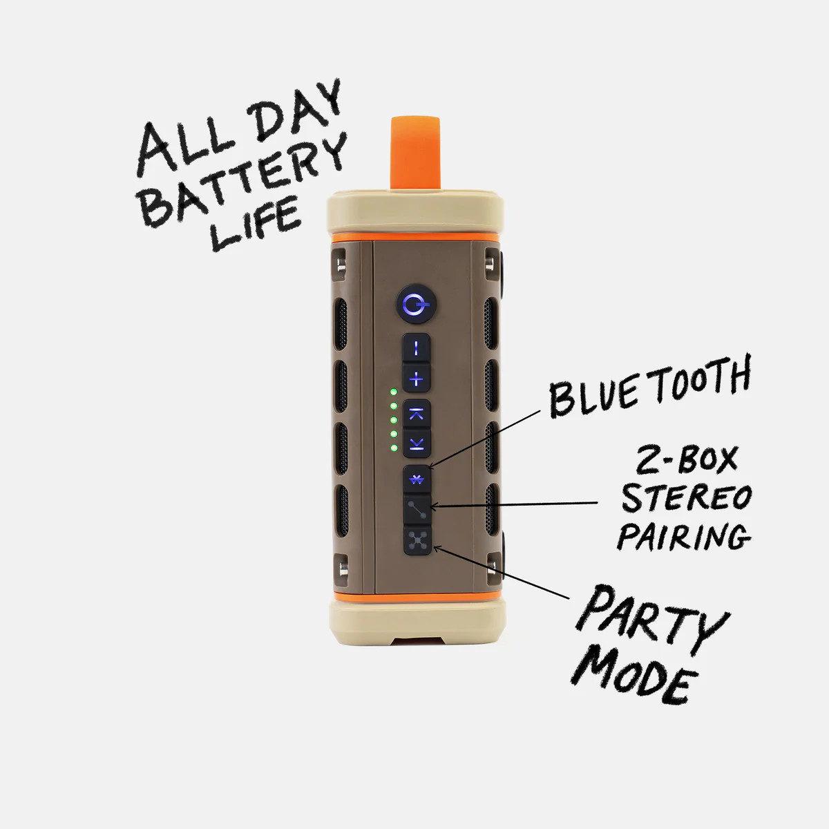 The Turtlebox Ranger: LOUD! Outdoor Waterproof Bluetooth Speaker | Turtlebox Audio