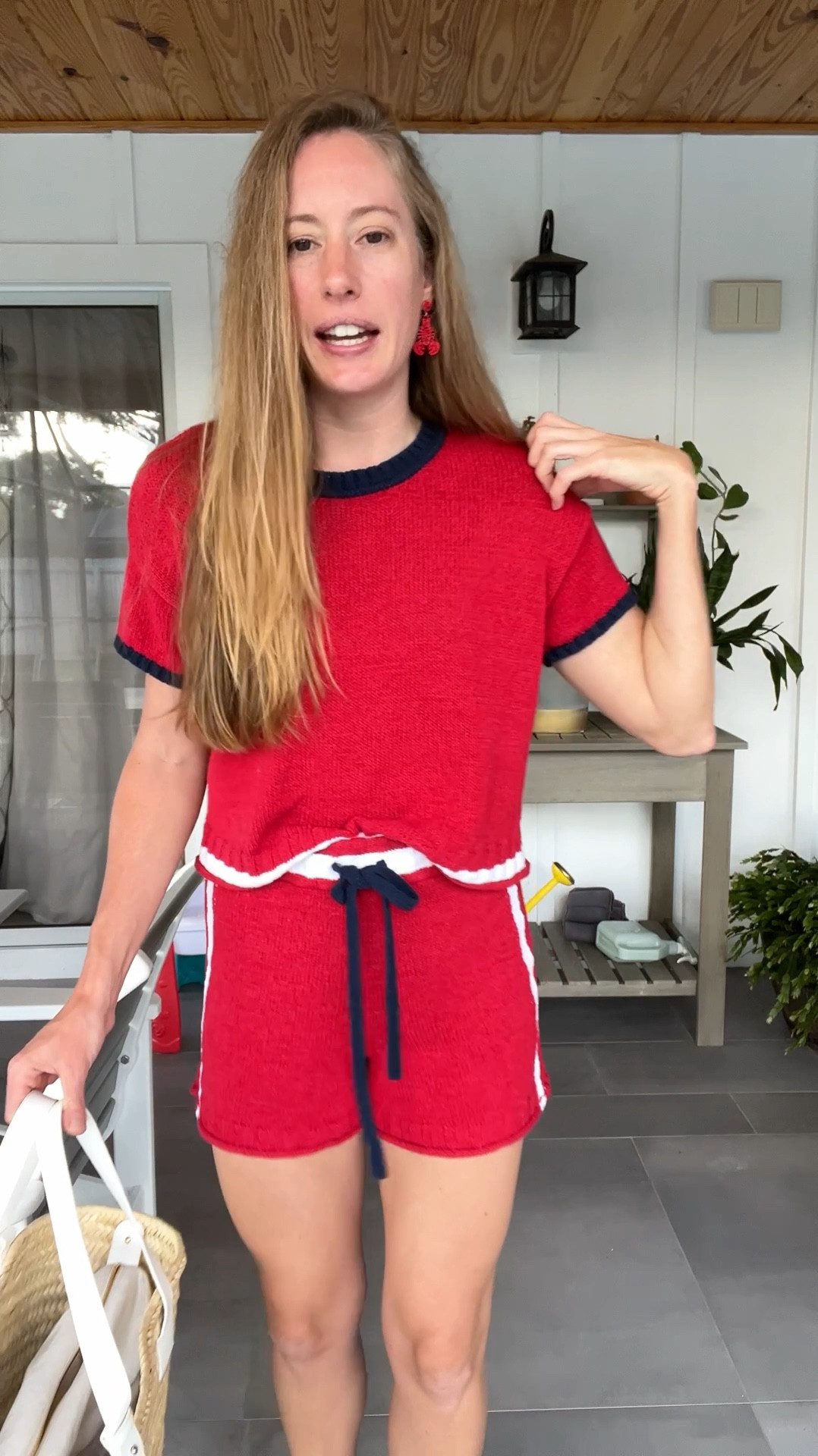 Matching red, white and blue sweater set! Great for 4th of July! 

#LTKSwim #LTKSaleAlert #LTKFindsUnder50