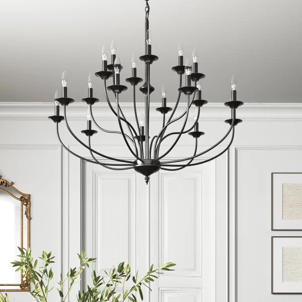 Waverly 18 - Light Dimmable Classic / Traditional Chandelier | Wayfair North America