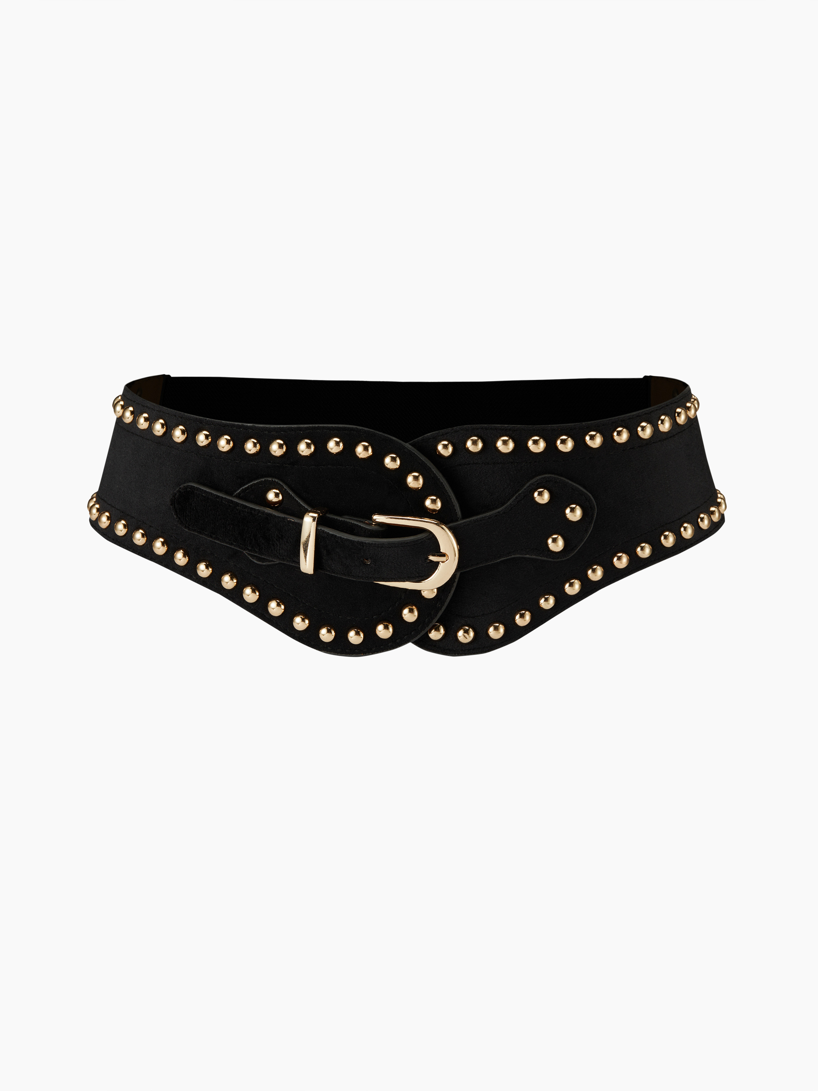 STUDDED BUCKLE SUEDE CORSET BELT For Daily Casual Party/Clubbing | Cider