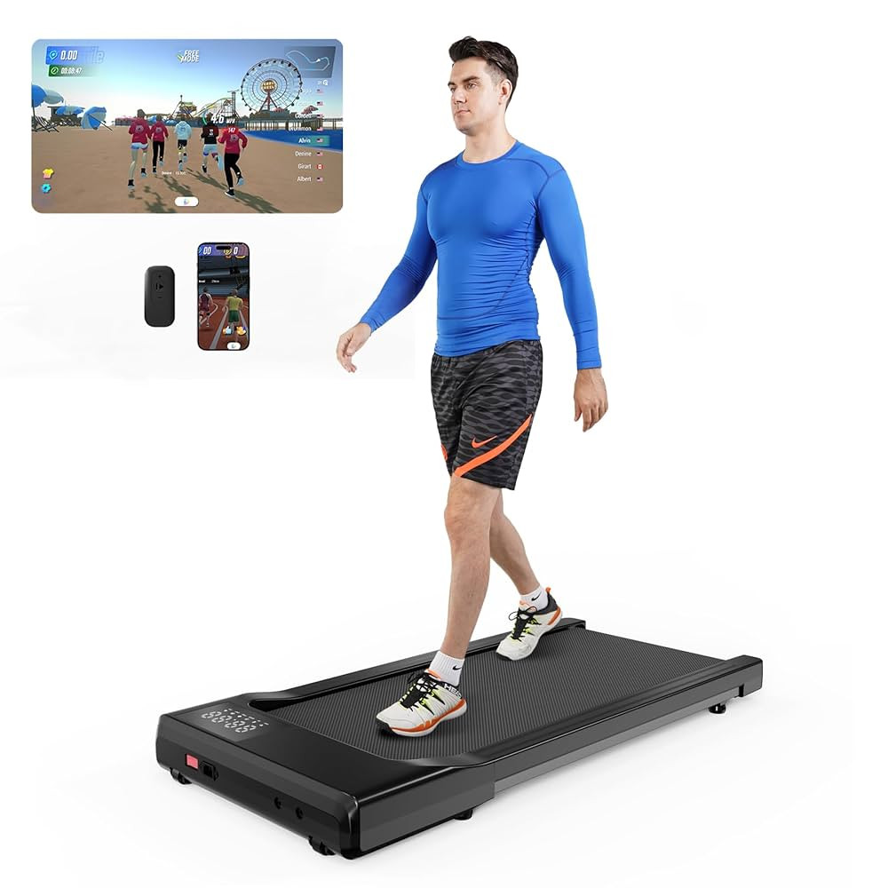 Walking Pad Treadmills for Home Office, Under Desk Walk Mat with APP and Remote Control, 3 in 1 P... | Amazon (US)