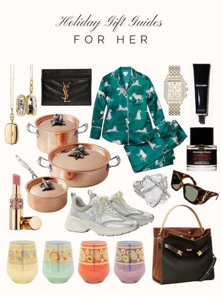 Beautiful gifts for all the special women in your life! Copper cookware for the cook, a luxury bag from Tory Burch for the fashion lover or a gorgeous pieces of jewelry from David Yurman that she’ll keep forever! 

#LTKSeasonal #LTKHoliday #LTKGiftGuide