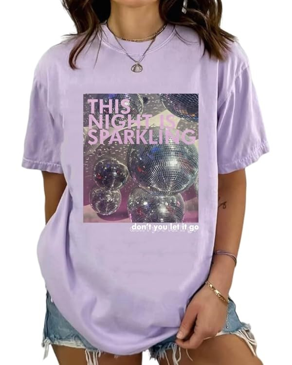 Oversized Shirt Women Music Lover Fans Concert Shirts Letter Print Graphic Tee Tops | Amazon (US)