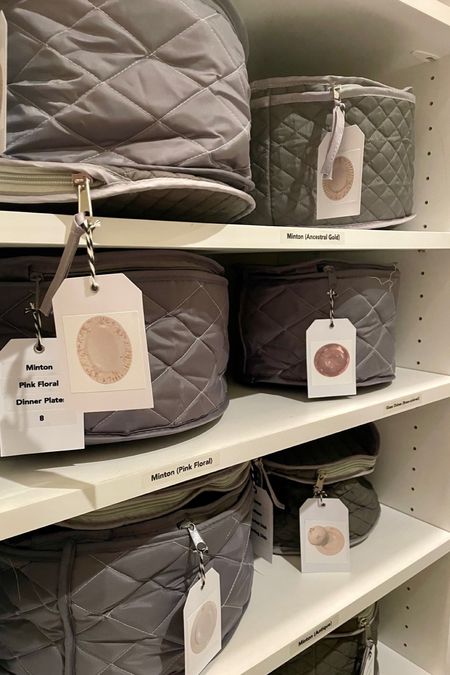 China storage cases are a great way to protect those special pieces. For this client we got the soft quilted pouches for plates, bowls and glasses. 

#LTKhome #LTKfamily