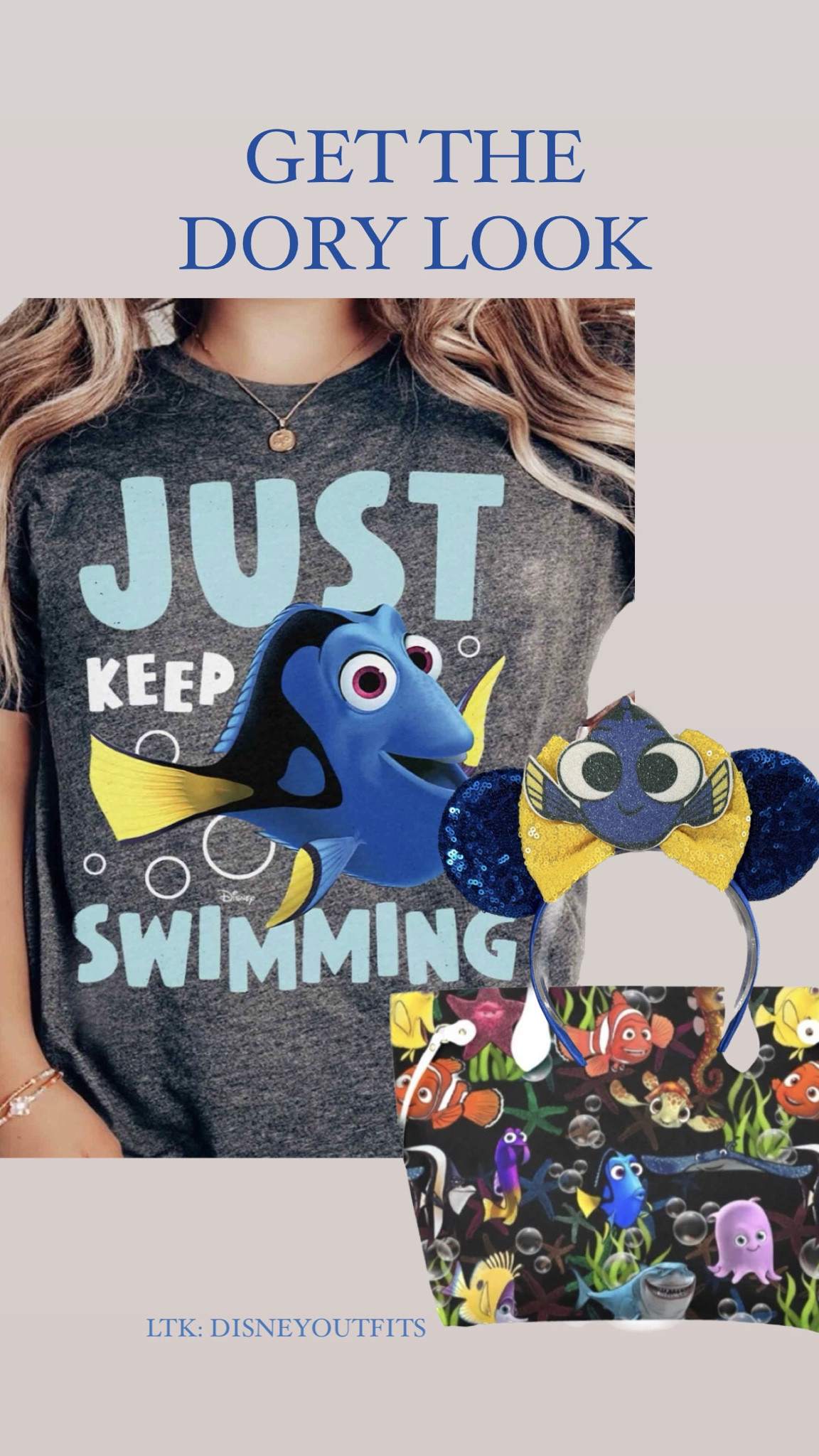 Get The Dory Look! 

#disneytrip #disneyshirt #pixar #disneyoutfit #disneyoutfitoftheday #disneyootd #disneyfits #disneyfashionblog 

#LTKTravel