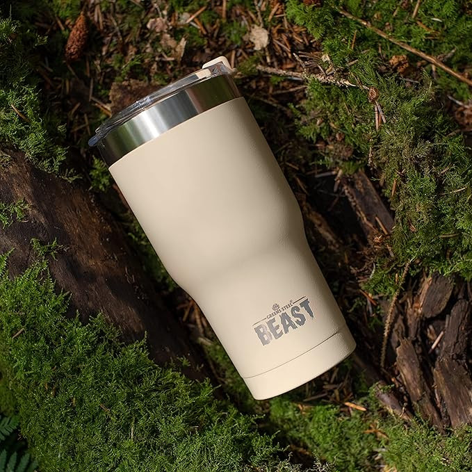 Beast 30 oz Tumbler Stainless Steel Vacuum Insulated Coffee Ice Cup Double Wall Travel Flask (San... | Amazon (US)
