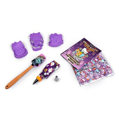 Handstand Kitchen Sanrio Hello Kitty Halloween 50-Piece Cookie Stamp and Frosting Set | Target