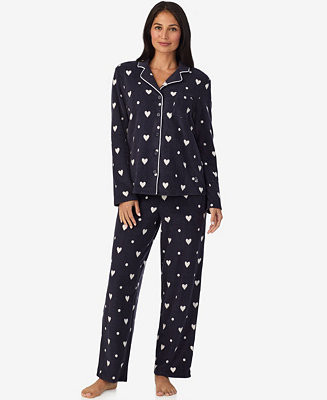Cuddl Duds Women’s 2-Piece Stretch Fleece Long Sleeve Pajama Set - Macy's | Macy's