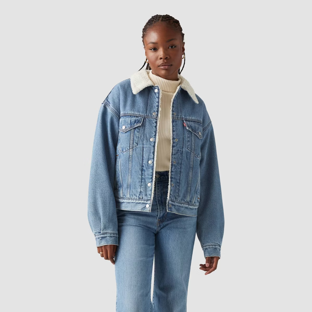 Levi's® Women's Faux Shearling 90's Trucker Jacket | Target