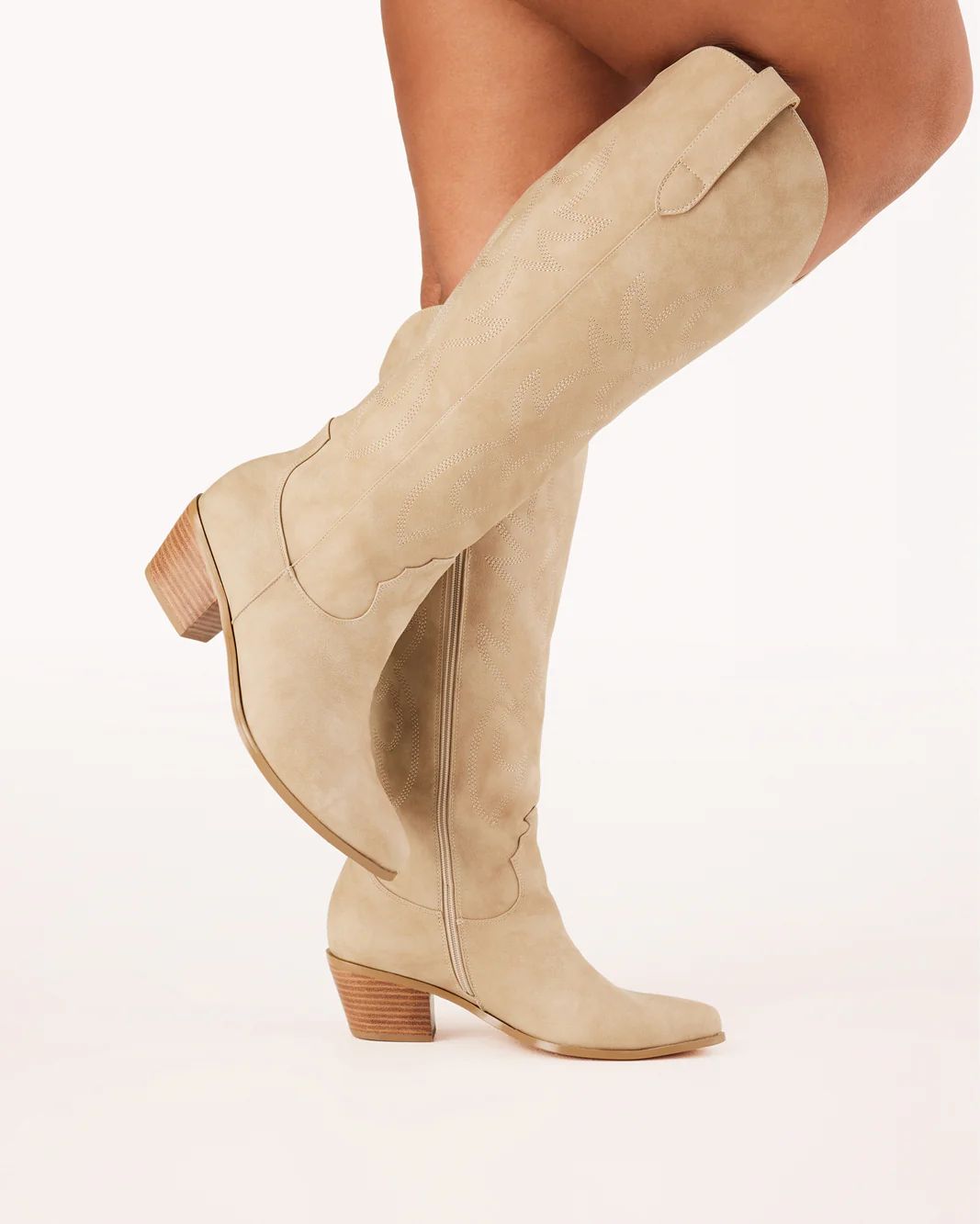 URSON EXTENDED CURVE - TAUPE NUBUCK | Billini (US)