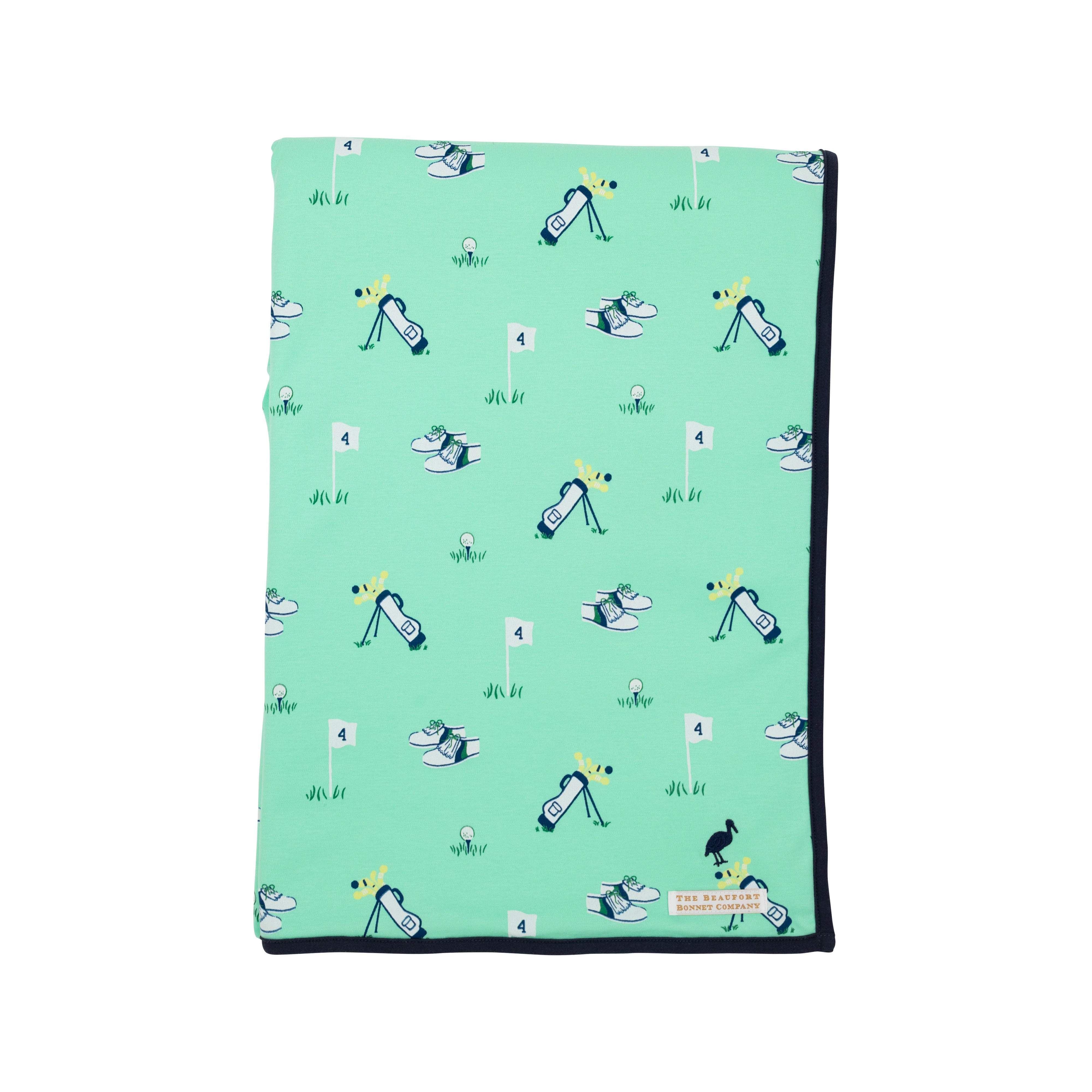 Silent Night Throw - Mulligans and Manners with Nantucket Navy | The Beaufort Bonnet Company