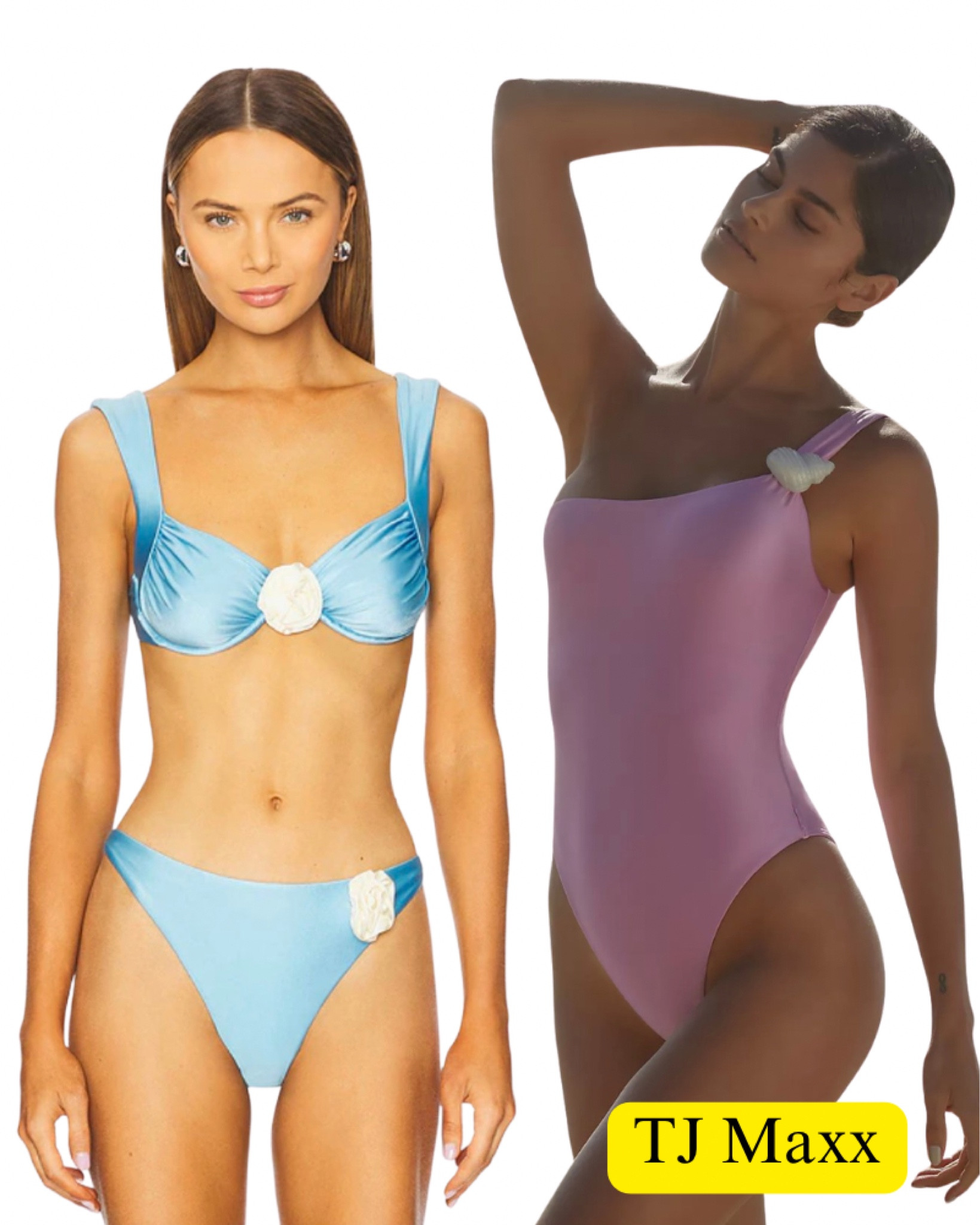 L Space swimsuits on major sale at TJ Maxx! Revolve finds, punk one piece, blue flower bikini, beach, pool, resort, vacation, seashell.

#LTKSwim #LTKSaleAlert