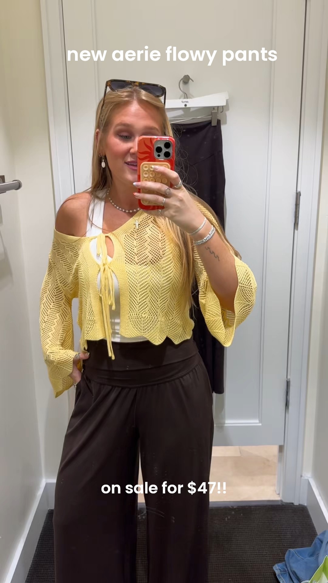 these pants are so good and my new faves! From aerie and they’re comfortable, on SALE & flowy!!🫶🏼🫶🏼
￼

#LTKActive #LTKselfcare #LTKSaleAlert