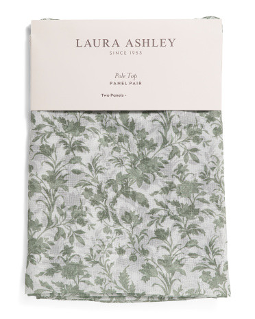 Set Of 2 38x84 Printed Sheer Curtain Panels | TJ Maxx