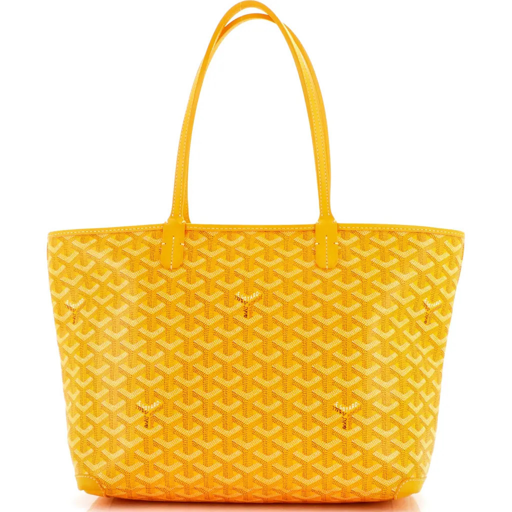 Pre-Owned Goyard Artois Tote Coated Canvas PM in Yellow at Nordstrom, Size Small | Nordstrom