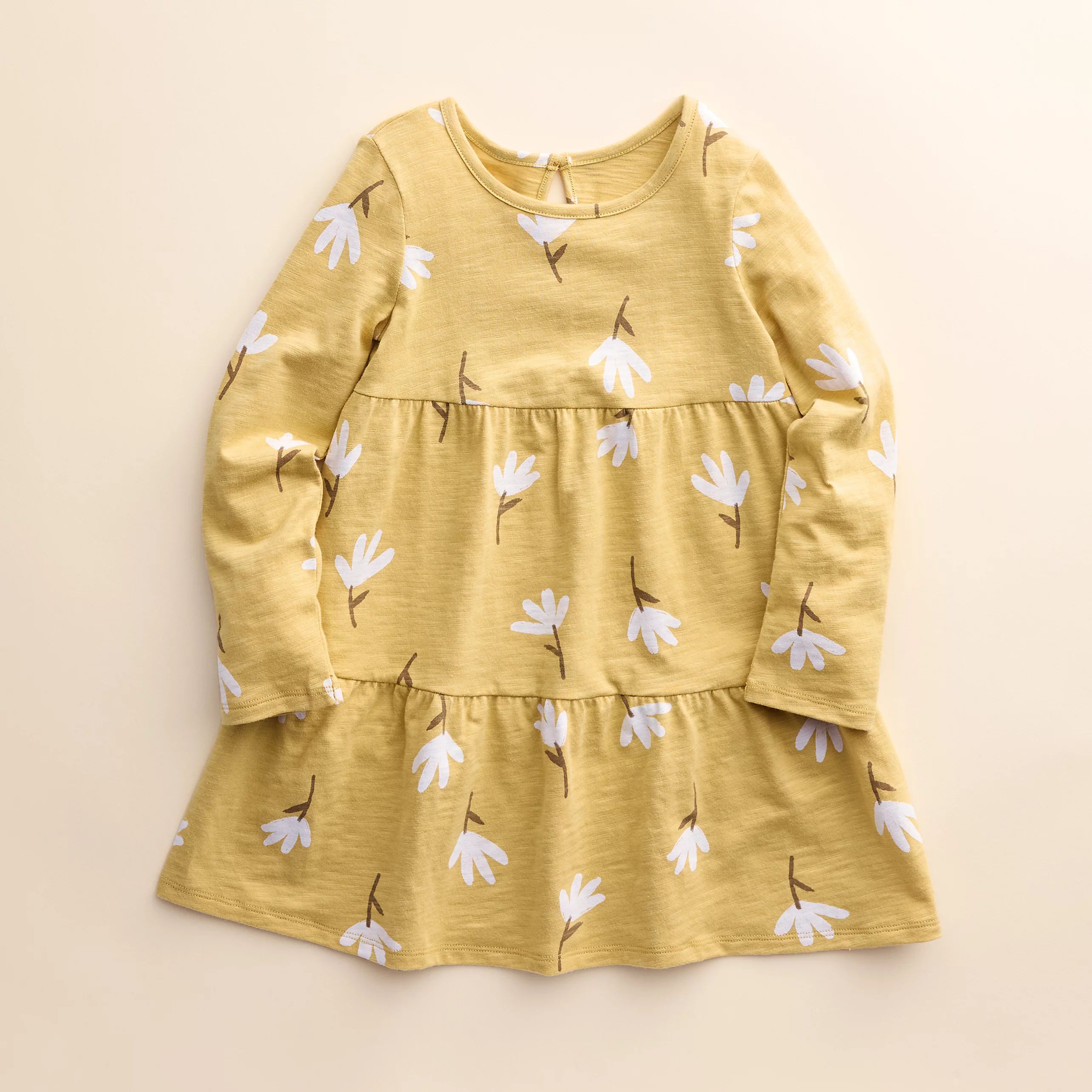 Baby & Toddler Girl Little Co. by Lauren Conrad Organic Long-Sleeve Tiered Dress | Kohls | Kohl's