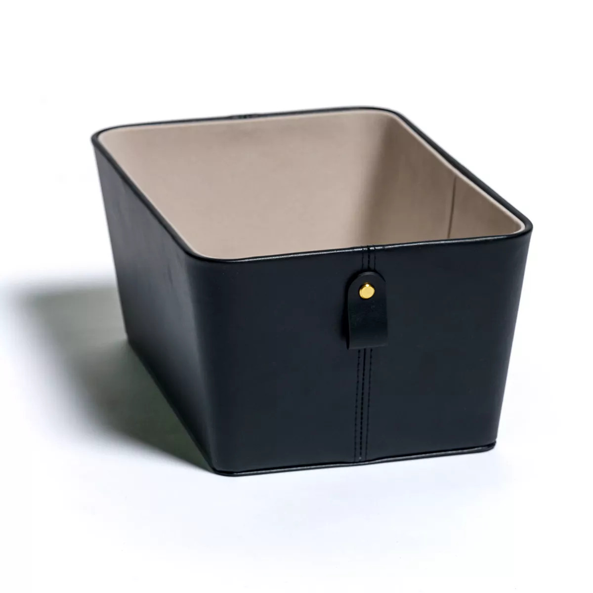 Folden Lane Faux Leather Medium Basket | Kohl's