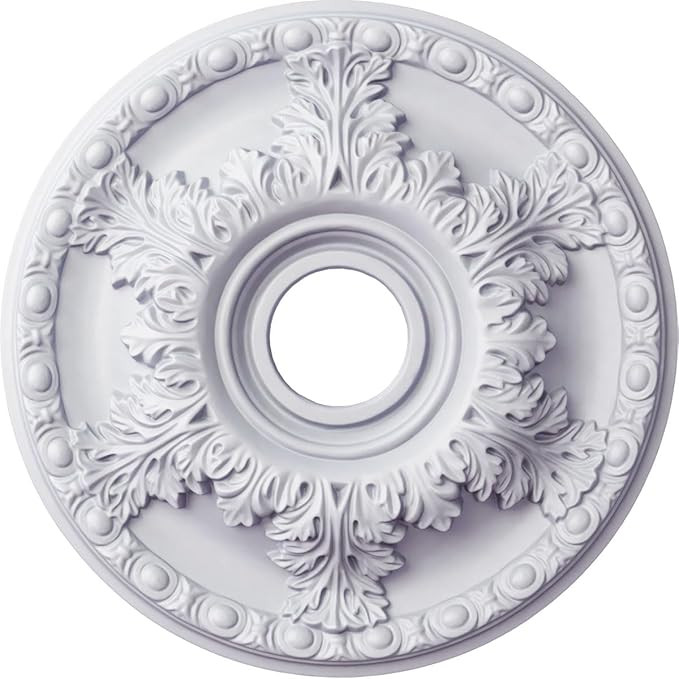 Ekena Millwork CM18GA 18-Inch OD x 3 1/2-Inch ID x 1 3/4-Inch Granada Ceiling Medallion | Amazon (US)
