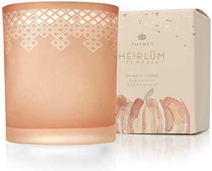 Amazon.com: Thymes Poured Candle - 6.5 Oz - Heirlum Pumpkin : Home & Kitchen | Amazon (US)