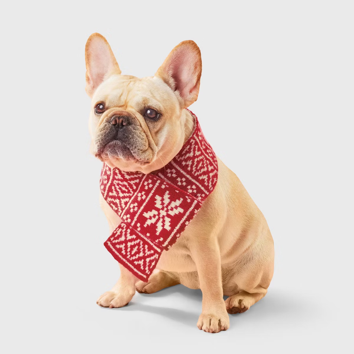 Red Fair Isle Dog Scarf - Boots & Barkley™ XS/S | Target